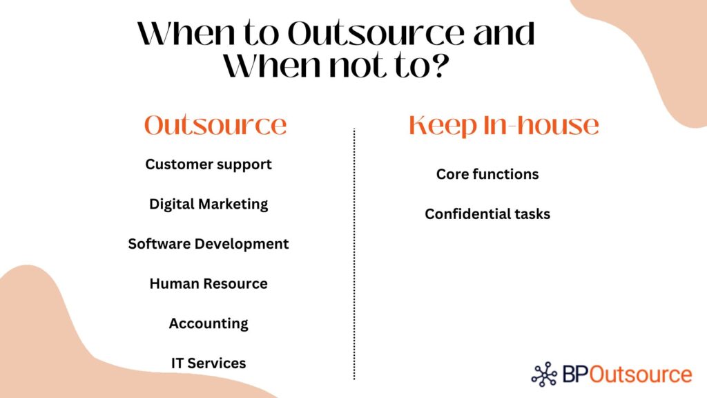 When to Outsource and When not to